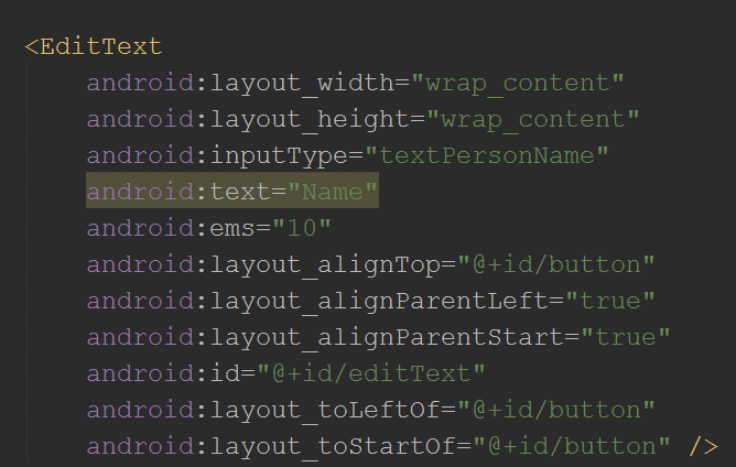 EditText ID