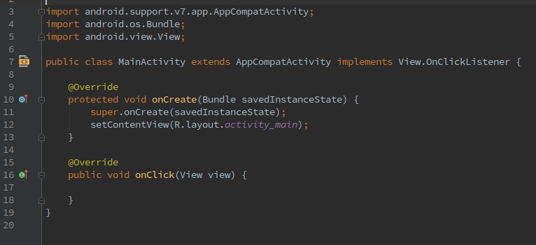 Main Activity with methods