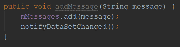 Adding a Message