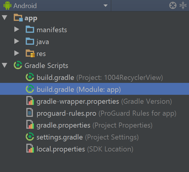 build.gradle Module: app