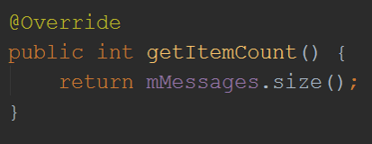 getItemCount