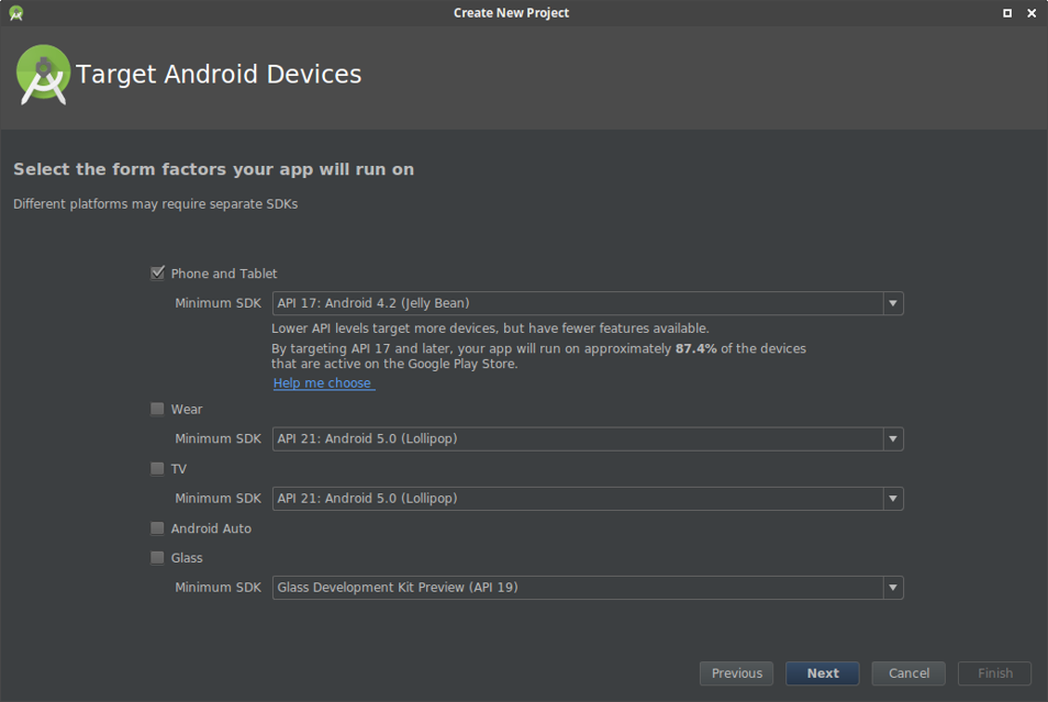 Target Android Devices